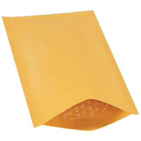 Bsc Preferred 5 x 10'' Kraft No 00 Heat-Seal Bubble Mailers, 25PK B85225PK